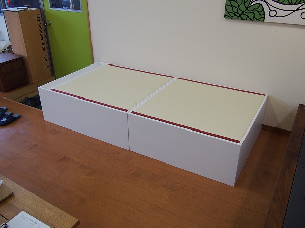 畳ベッドの試作品